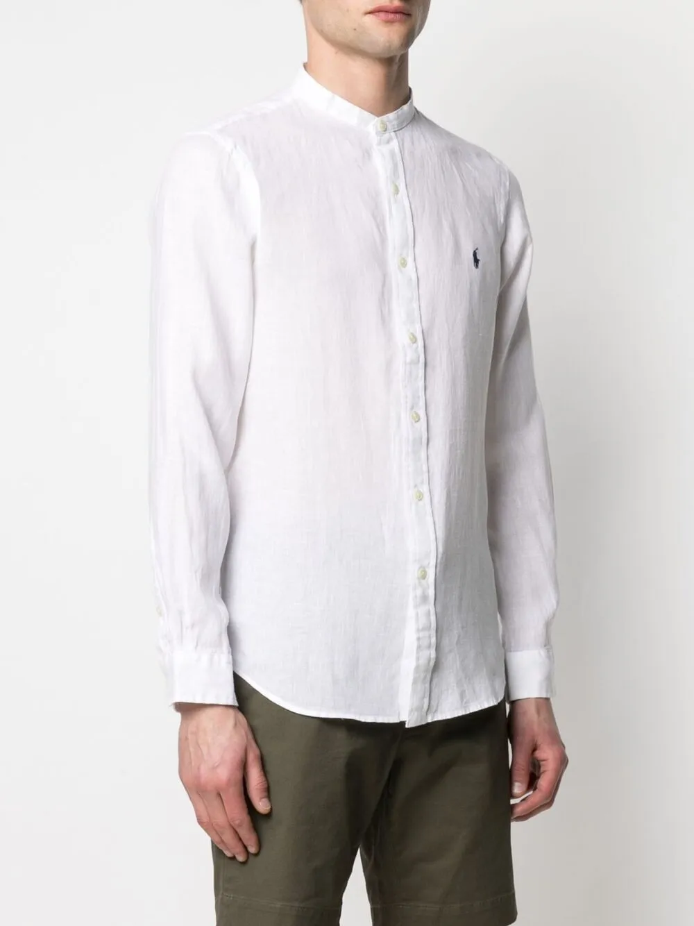 Polo Pony collarless shirt