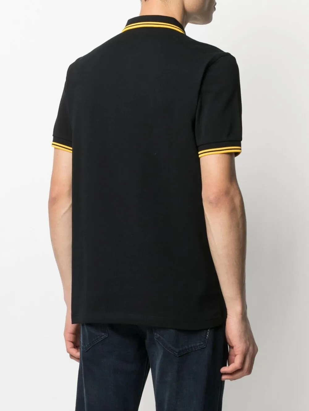 фото Fred perry рубашка поло с контрастной окантовкой