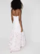Silvia Tcherassi Cintia strapless lace midi dress