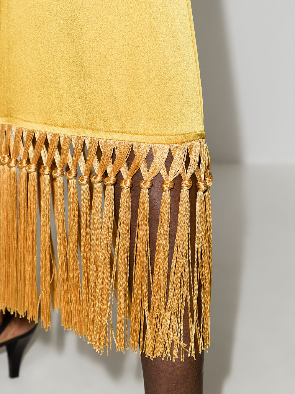 Taller Marmo Tulum high-waisted Fringed Trousers - Farfetch