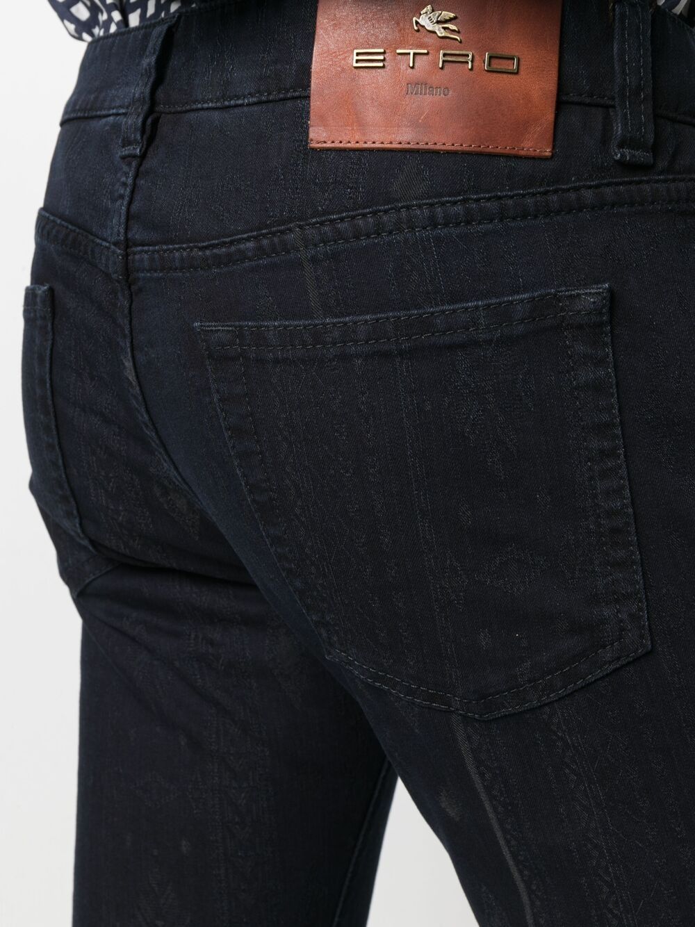 фото Etro прямые джинсы средней посадки
