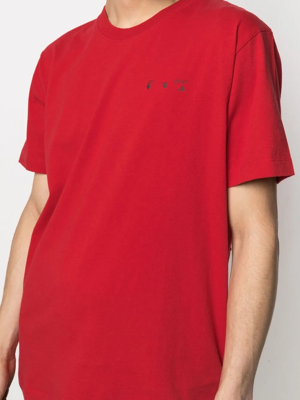 фото Off-white футболка с логотипом