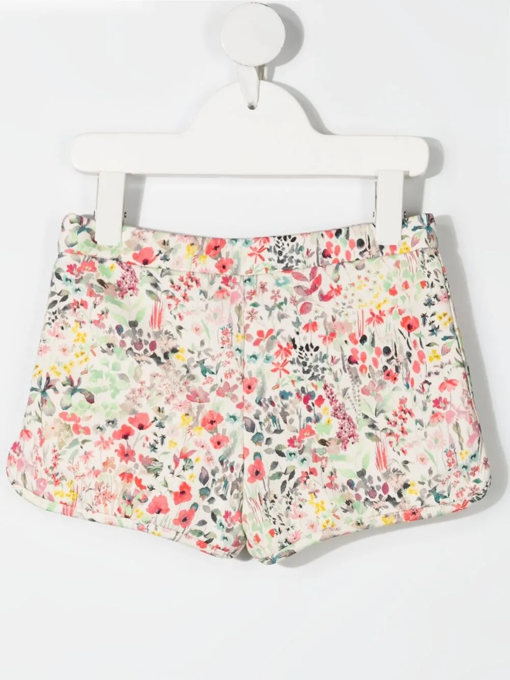 Bonpoint Shorts met bloemenprint - Beige