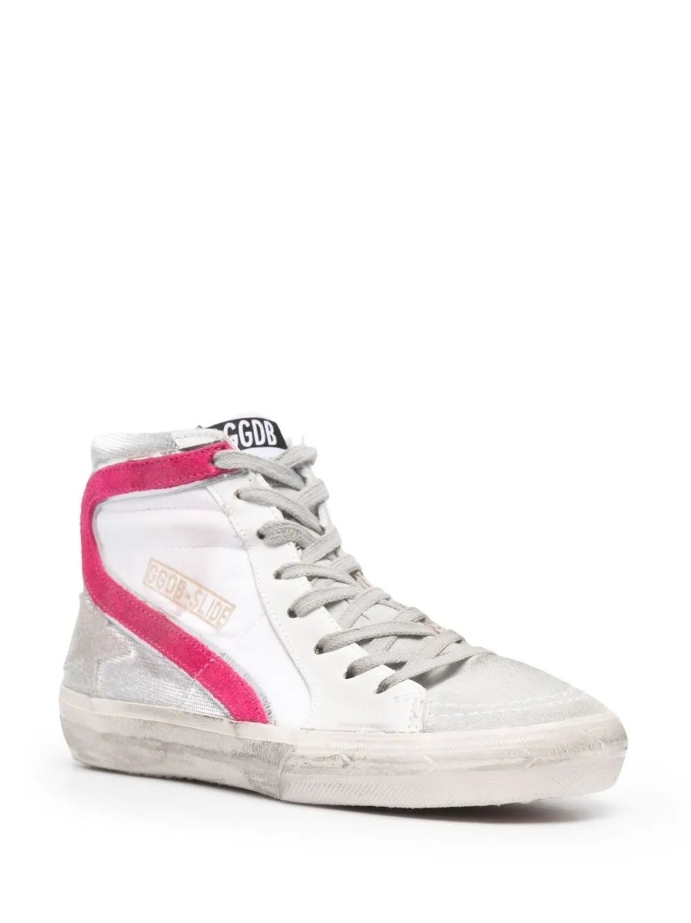 Golden Goose Slide high-top sneakers - Zilver