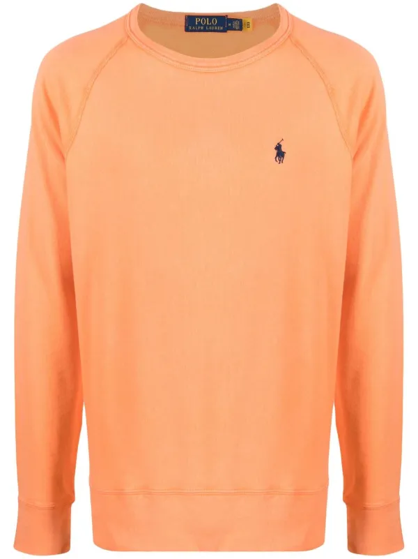 orange polo ralph lauren hoodie