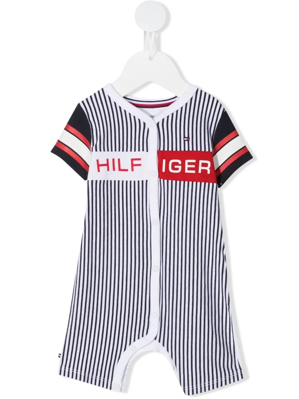 Tommy Hilfiger Junior боди в полоску с логотипом