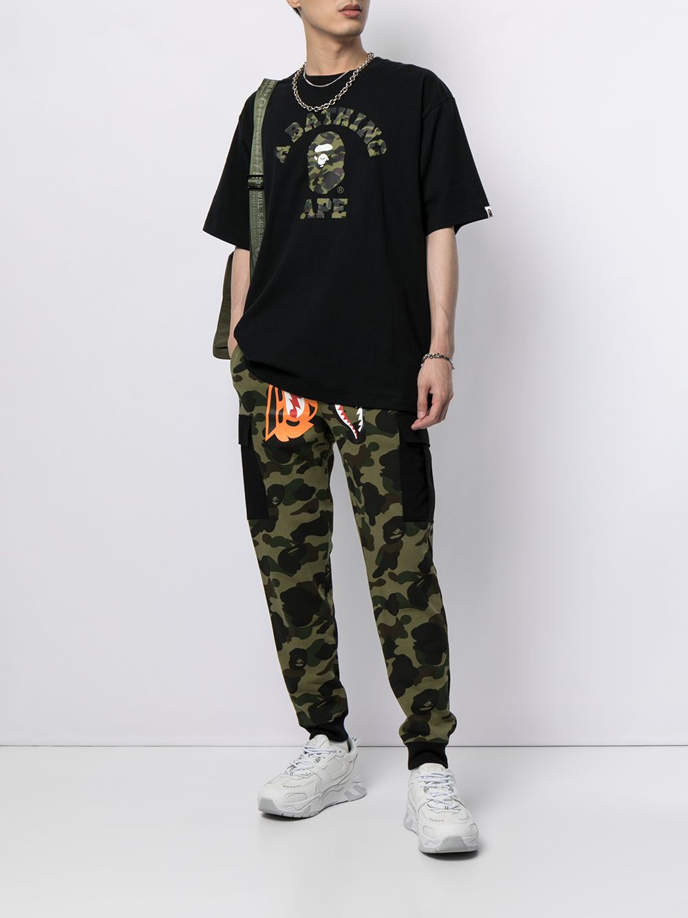 фото A bathing ape® футболка с короткими рукавами и логотипом