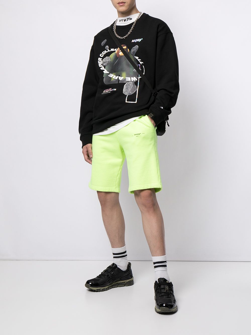 AAPE BY *A BATHING APE® Graphic Print Sweater - Farfetch