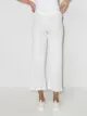 LESET Pointelle cotton cropped trousers