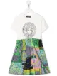 Image 1 of Versace Kids logo patch-work dress