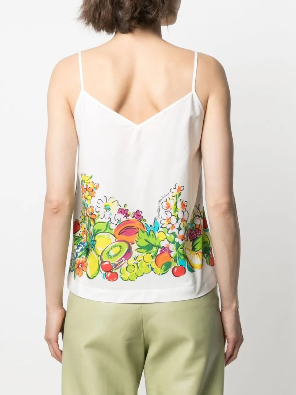 фото Boutique moschino топ с цветочным принтом