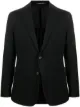 Image 1 of Tagliatore lapel-pin textured blazer
