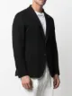Tagliatore lapel-pin textured blazer