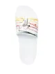Giuseppe Zanotti paint-splatter slides