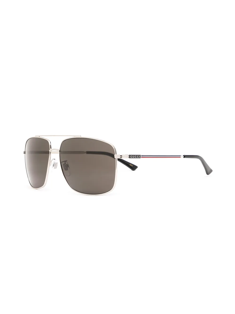 Gucci Eyewear Zonnebril met navigator montuur - Zwart