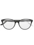 Snob Chicca round-frame glasses - Black