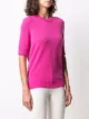 Barrie round neck cashmere top