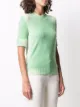 Barrie gradient-knit top