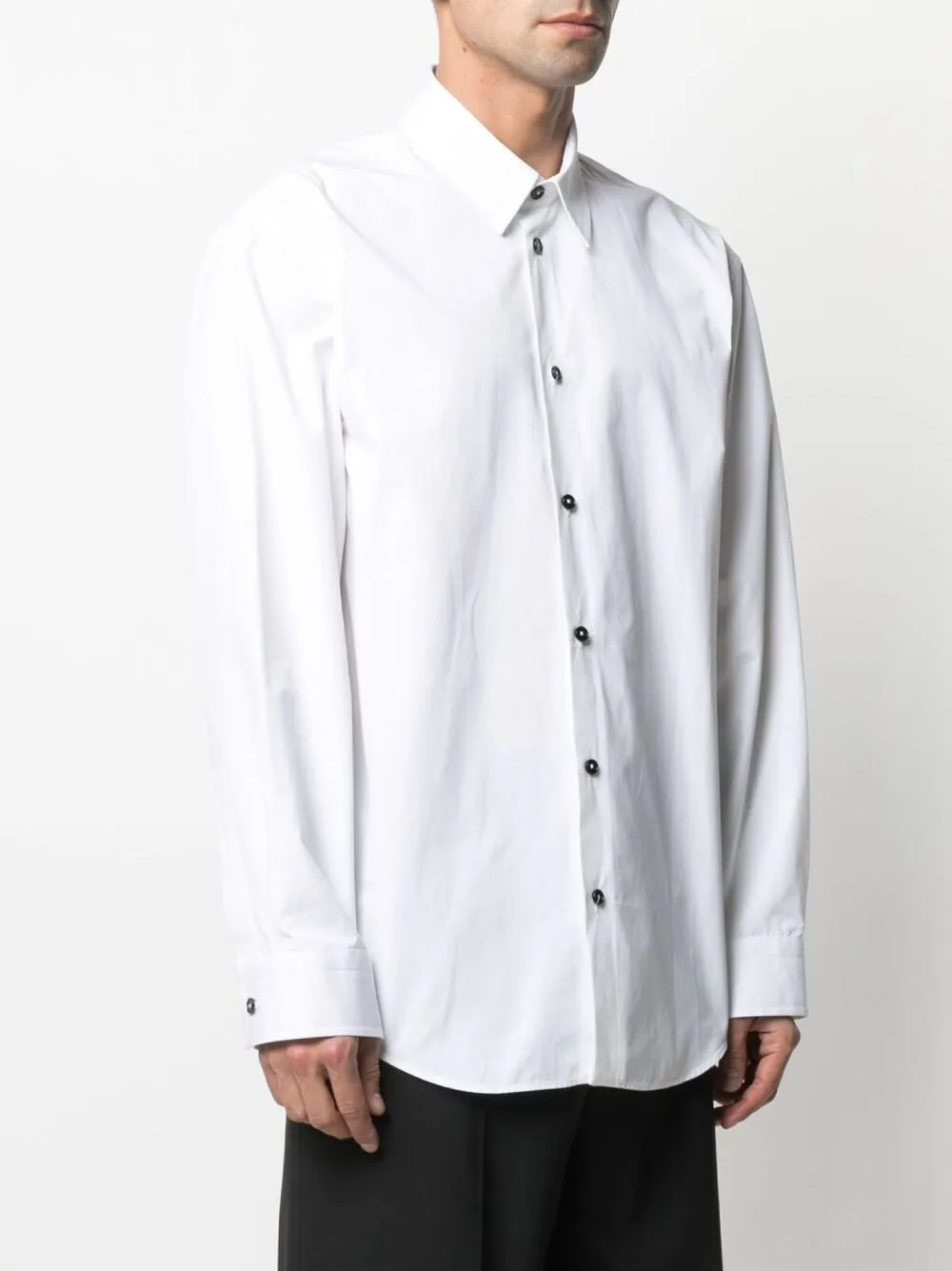 фото Jil sander рубашка с длинными рукавами и надписью