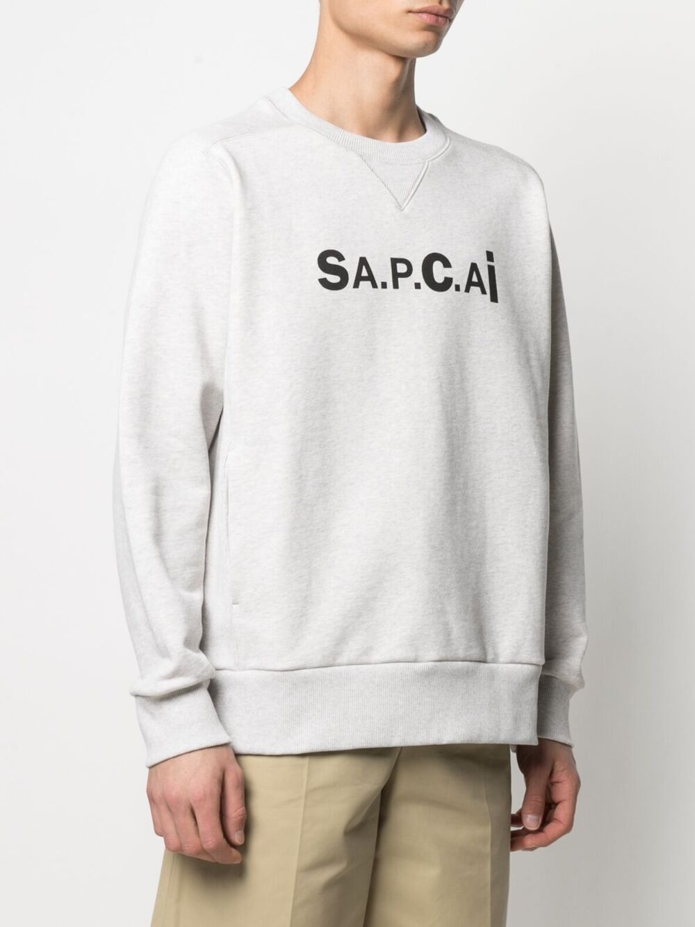 фото A.p.c. толстовка из коллаборации с sacai