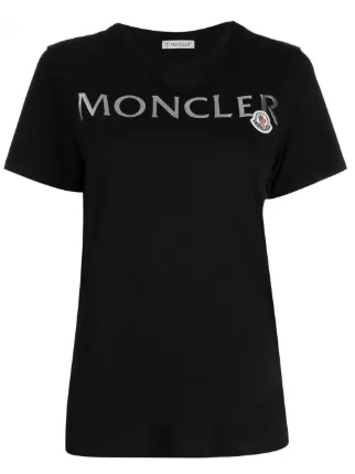 moncler lettering graphic t shirt