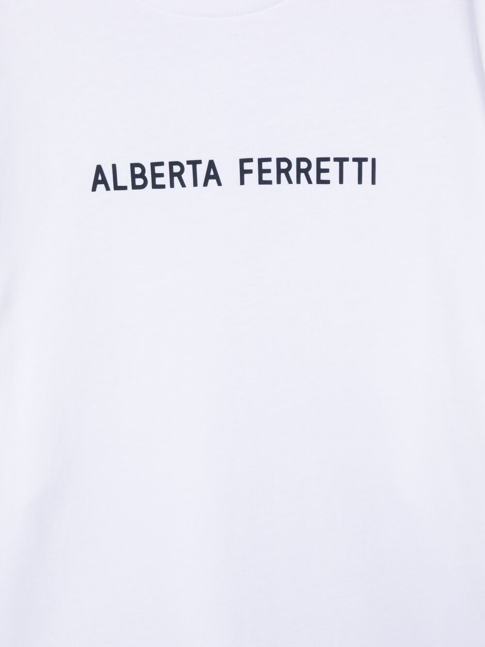 фото Alberta ferretti kids teen logo-print cotton t-shirt