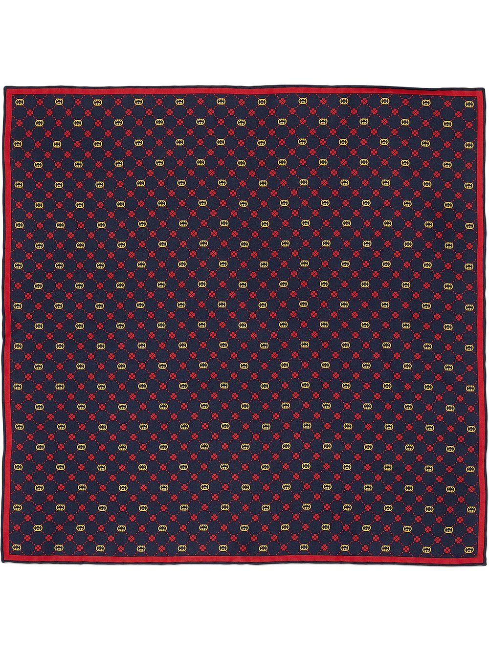 Gucci Interlocking G silk pocket square