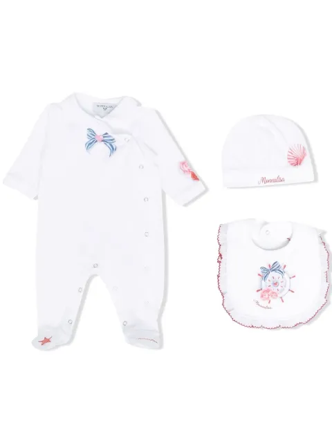 Monnalisa logo babygrow set