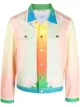 Image 1 of Casablanca tie dye-print denim jacket