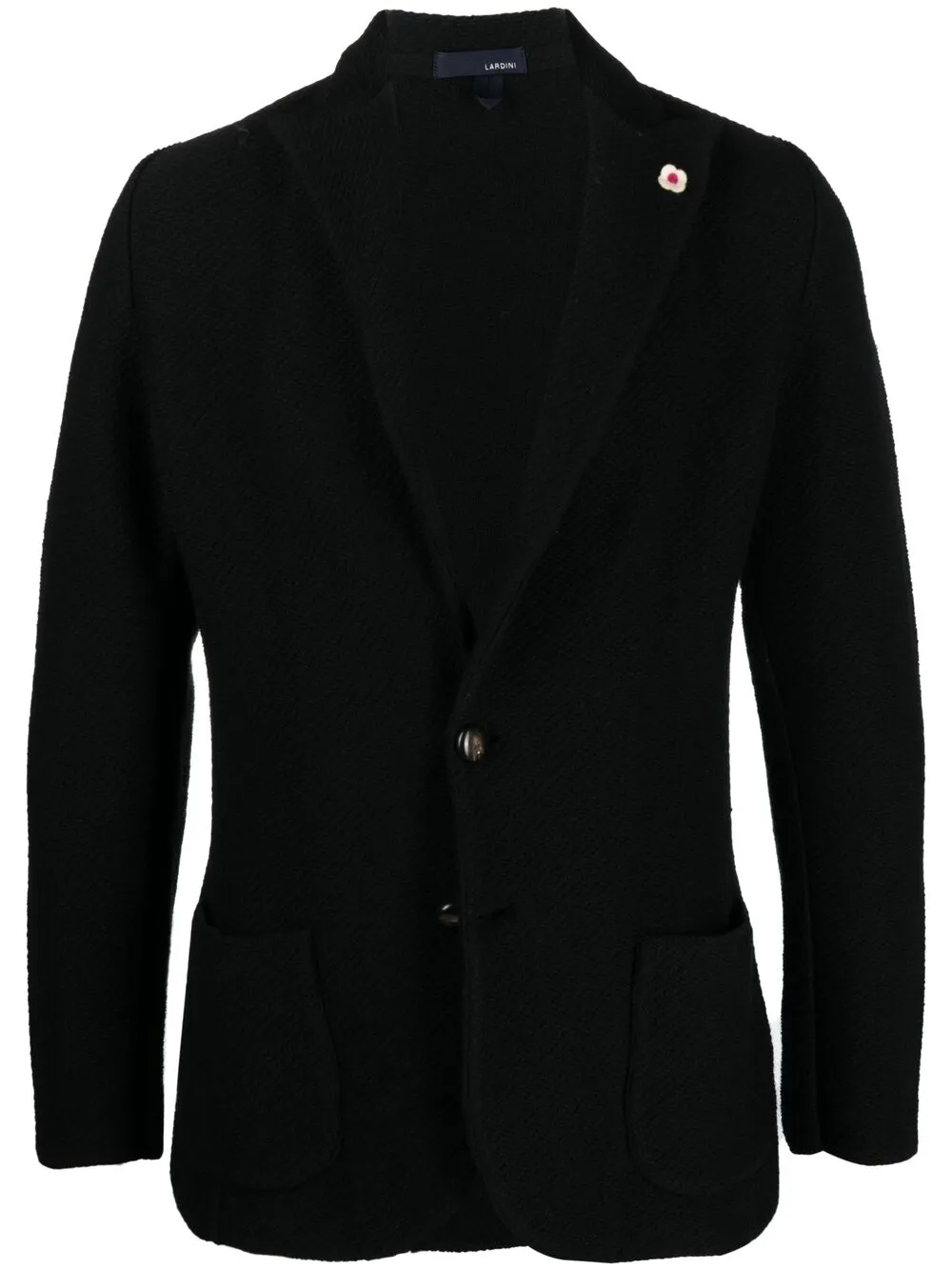 Lardini пиджак фактурной вязки Черный LJM59IM55012 16599204
