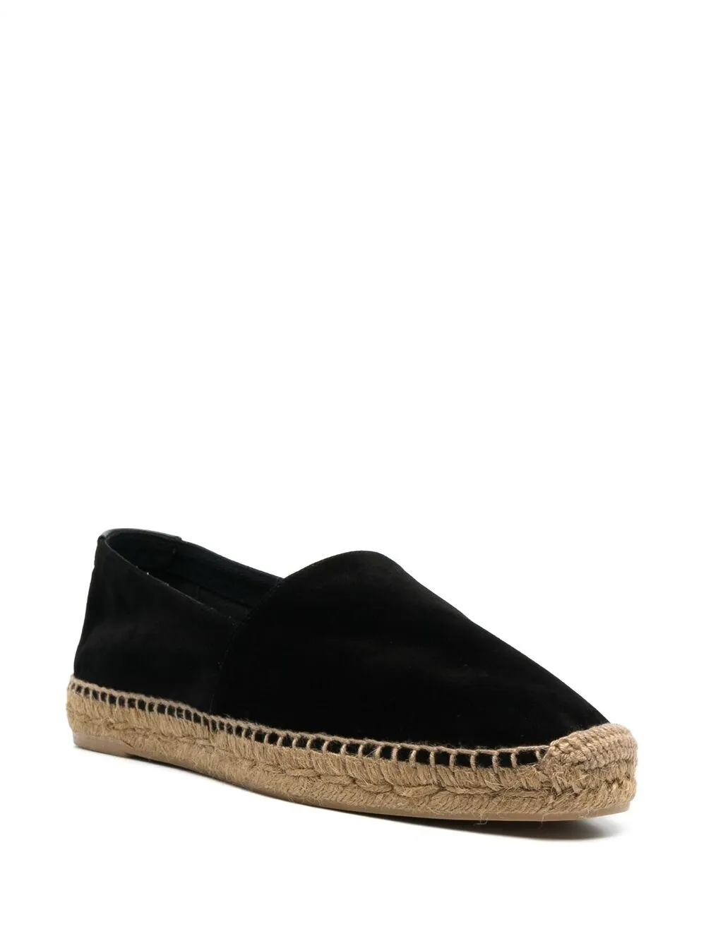 Saint Laurent Suède espadrilles - Zwart