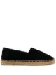 Image 1 of Saint Laurent suede raffia-sole espadrilles