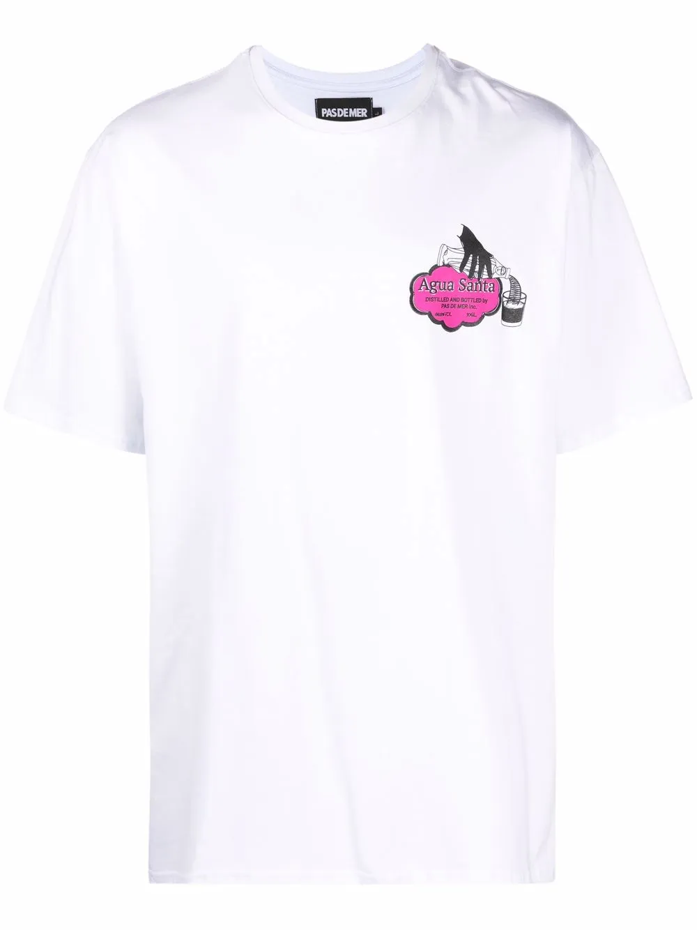 PAS DE MER футболка Santa с графичным принтом