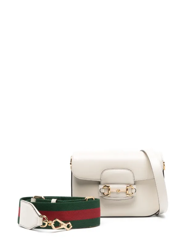 Gucci horsebit white bag sale