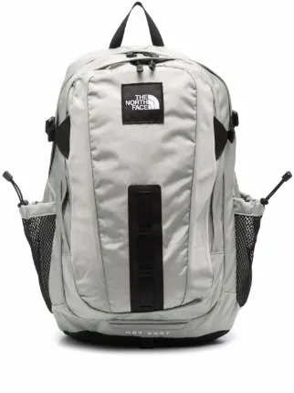 logo patch panelled backpack 