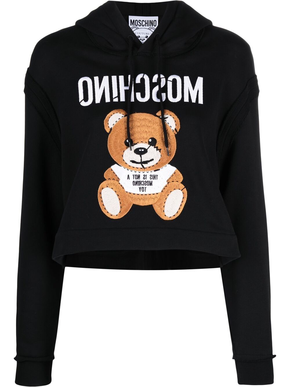 фото Moschino худи с вышивкой teddy bear