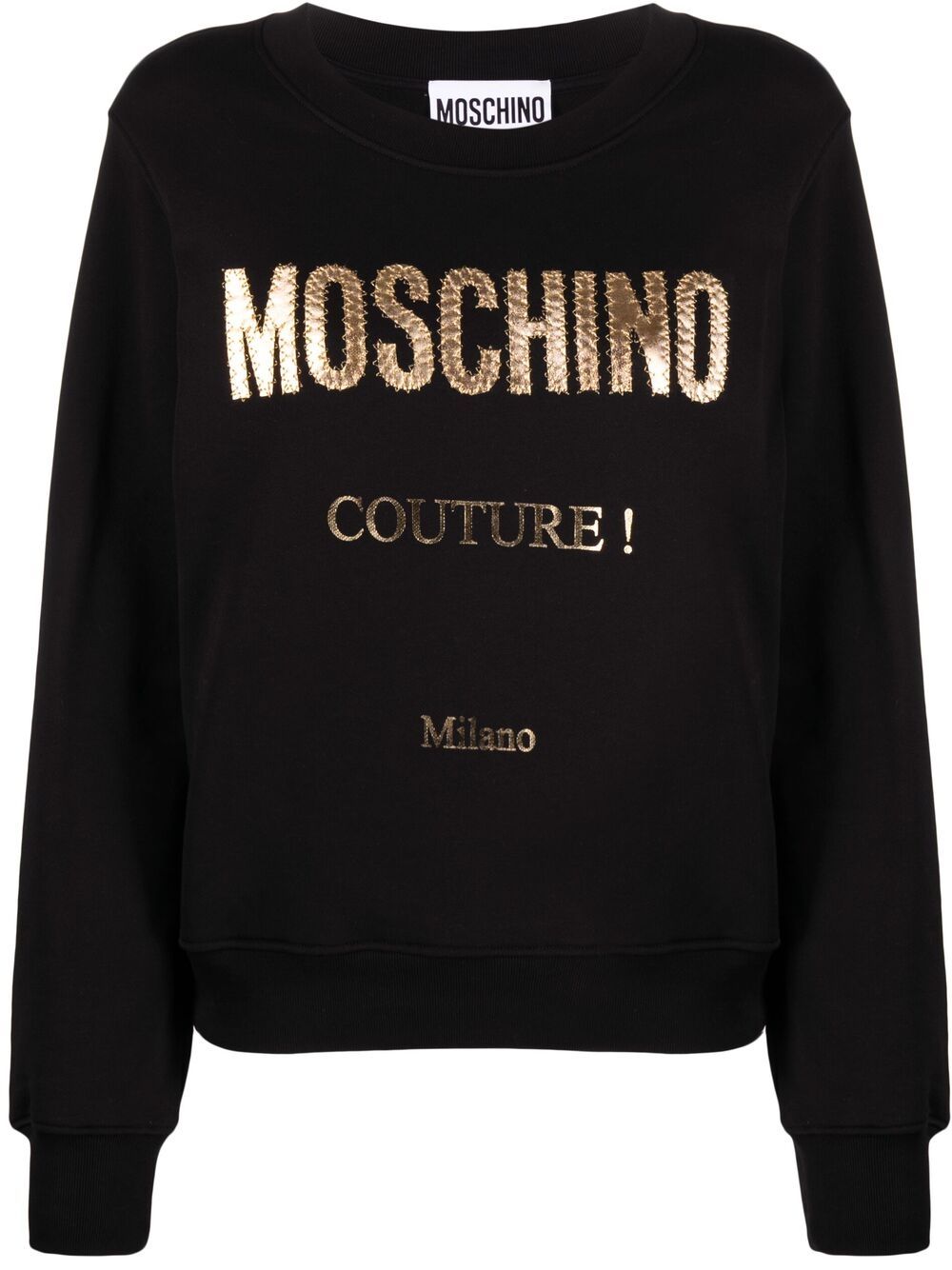 фото Moschino толстовка couture с вышитым логотипом