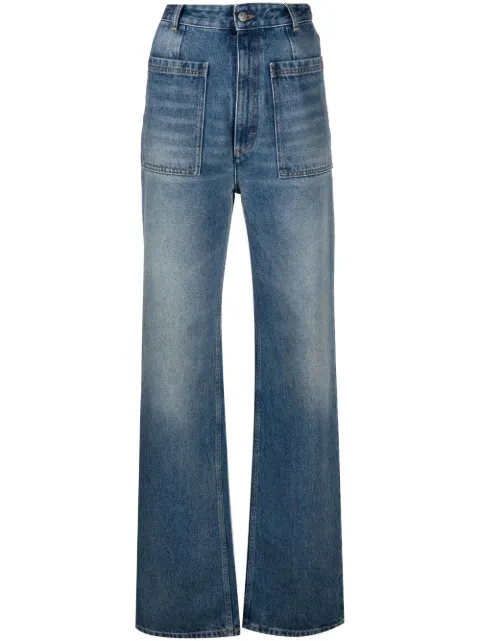 MM6 Maison Margiela blue high-rise 