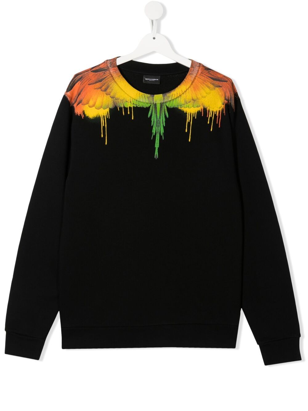 фото Marcelo burlon county of milan kids толстовка с принтом wings