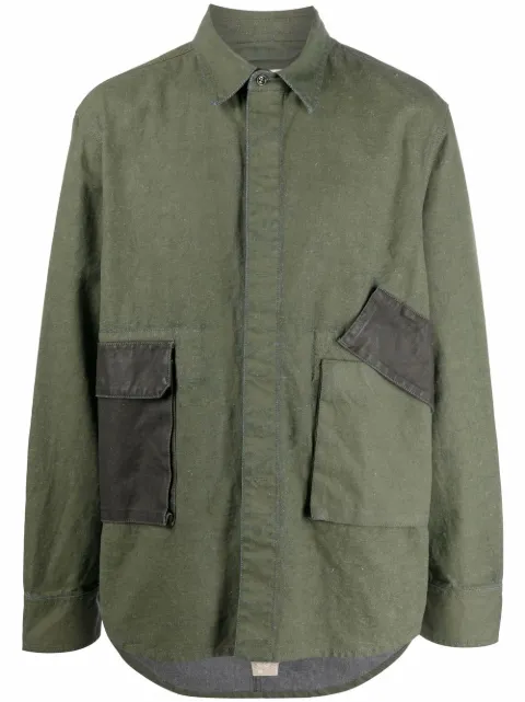 Diesel waxed canvas overshirt