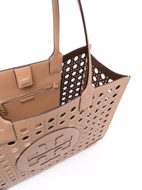 ella basket weave tote bag