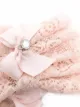Monnalisa TEEN lace bow-embellished arm warmers