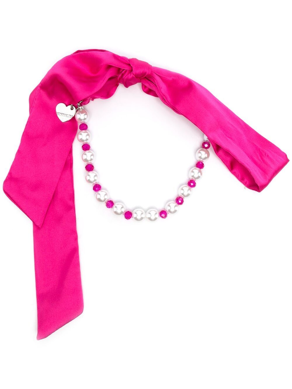 Monnalisa Faux Pearl-detail Bracelet In 粉色