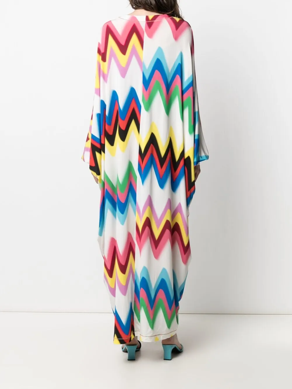 фото Missoni платье макси в полоску