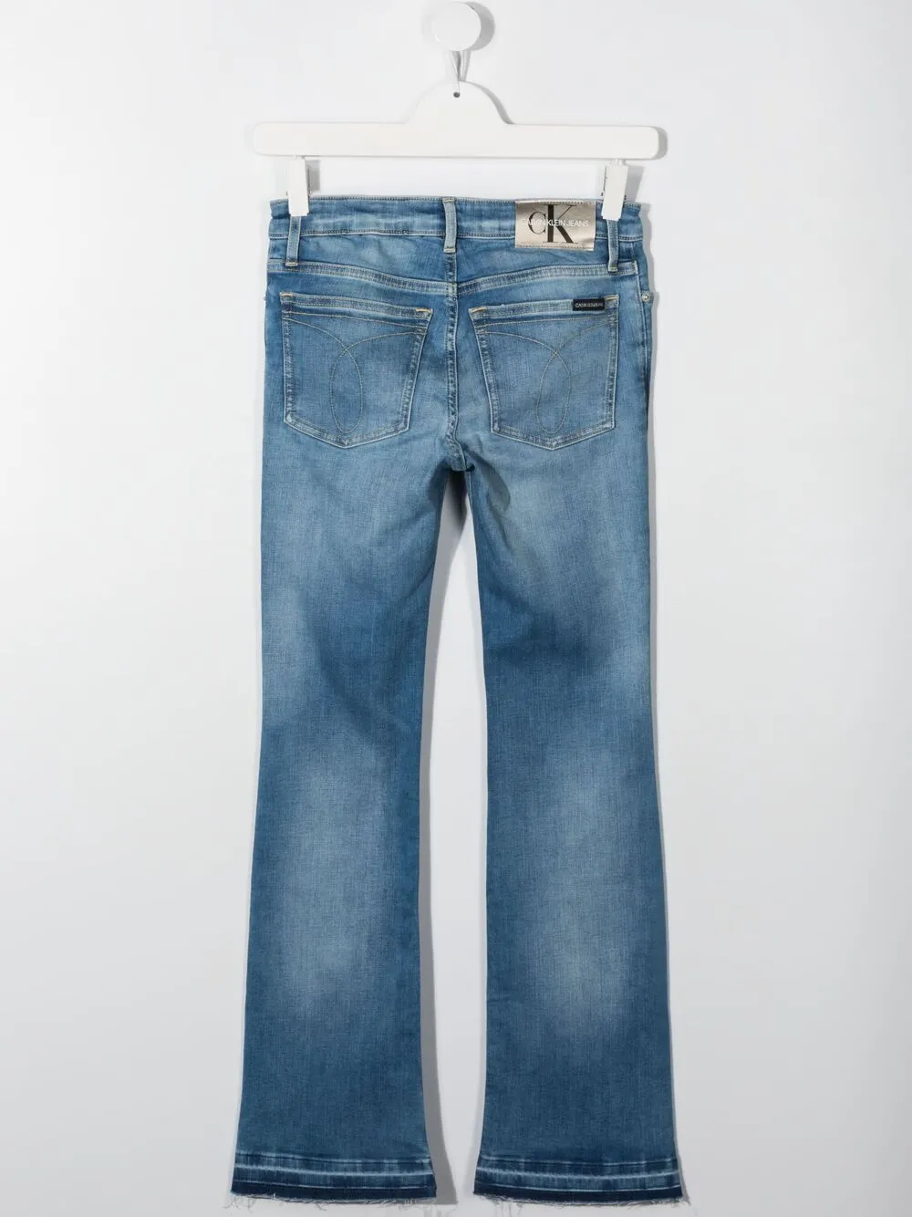 фото Calvin klein kids джинсы с эффектом потертости