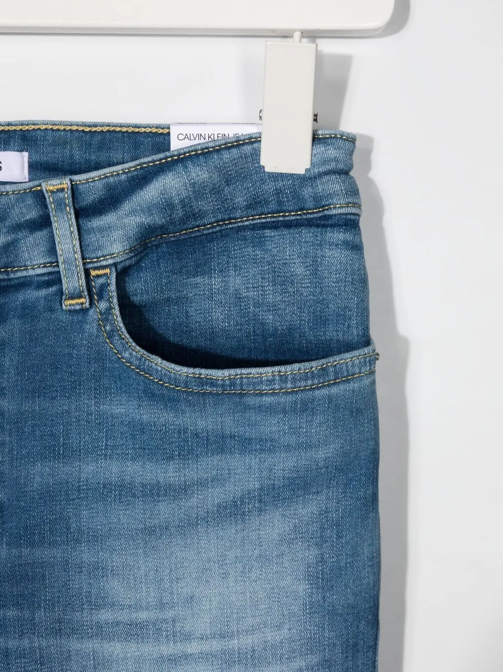 фото Calvin klein kids джинсы с эффектом потертости