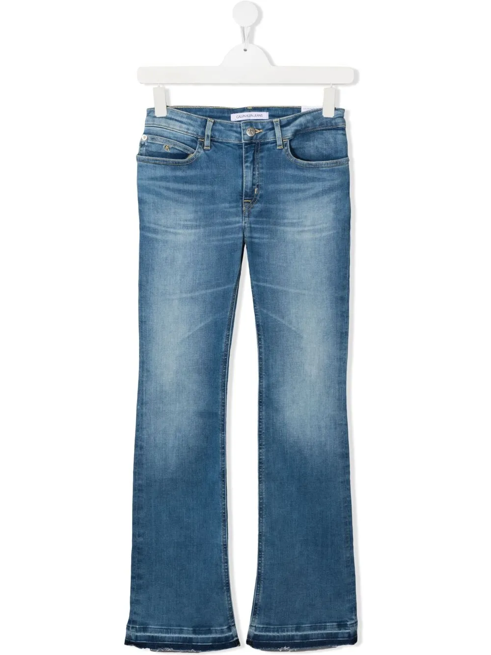 фото Calvin klein kids джинсы с эффектом потертости