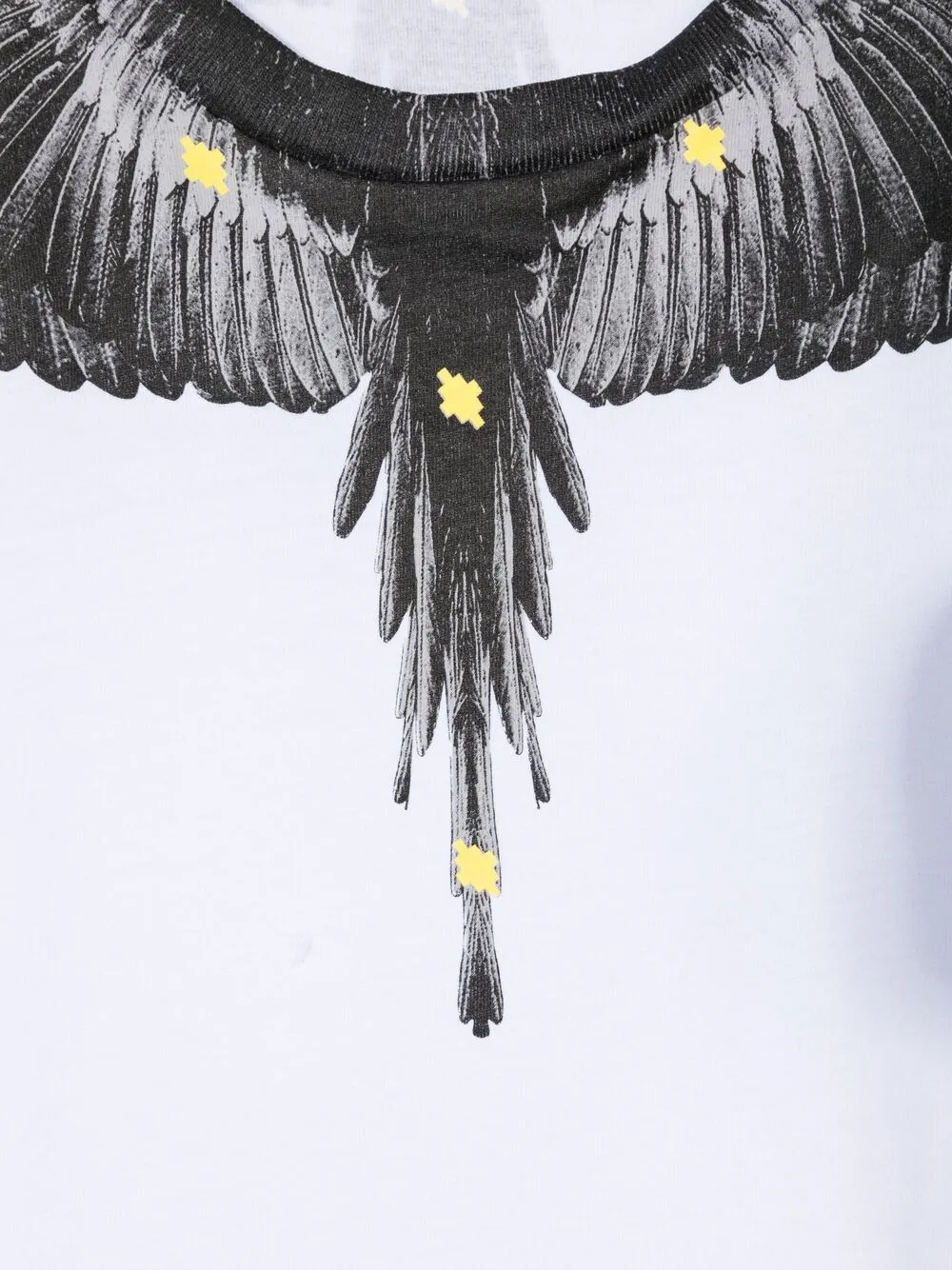 фото Marcelo burlon county of milan kids футболка с принтом wings