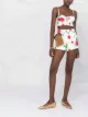 Image 2 of Alessandra Rich rose print high waist shorts