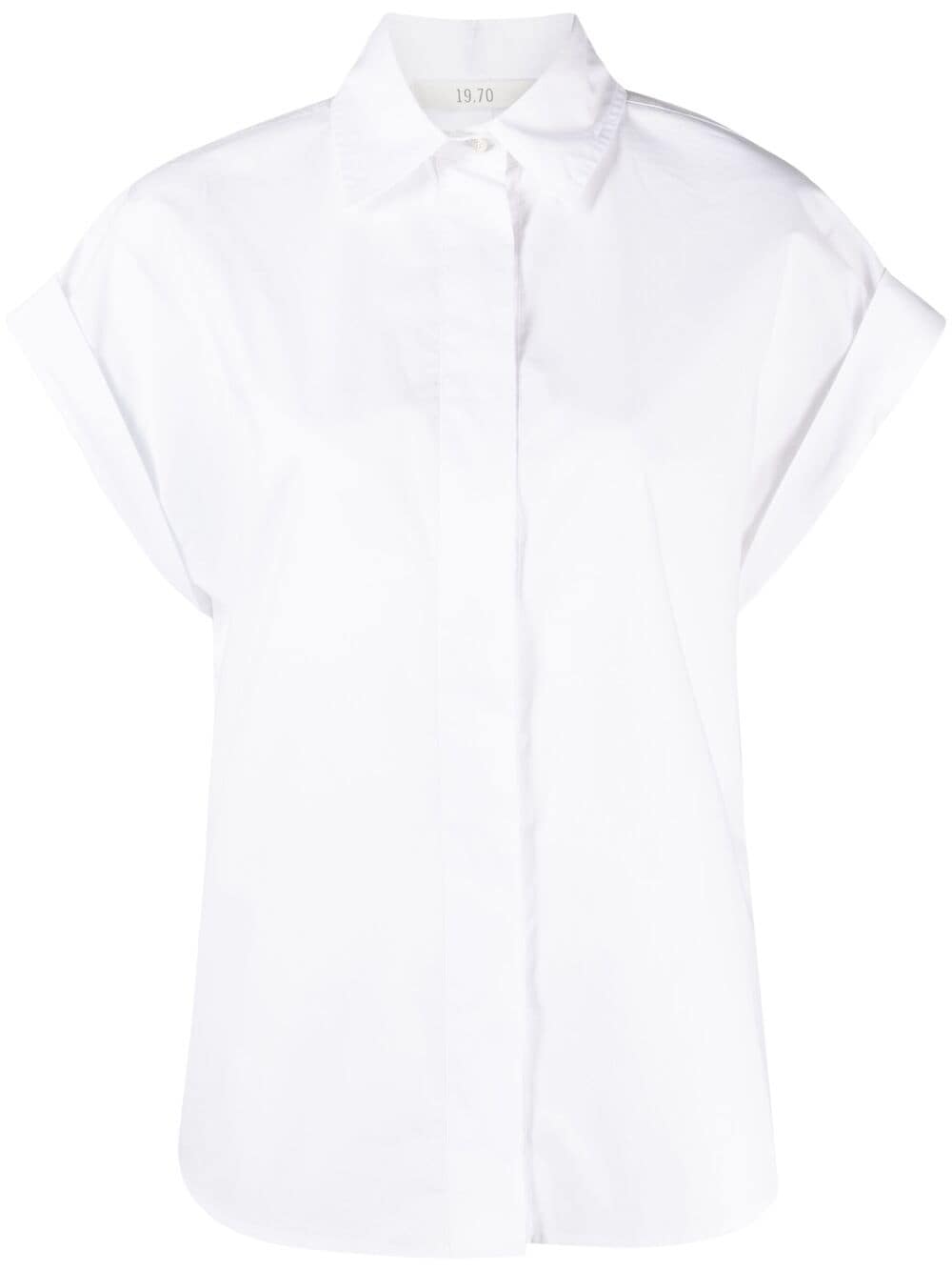 фото Seventy рубашка с заостренным воротником и короткими рукавами